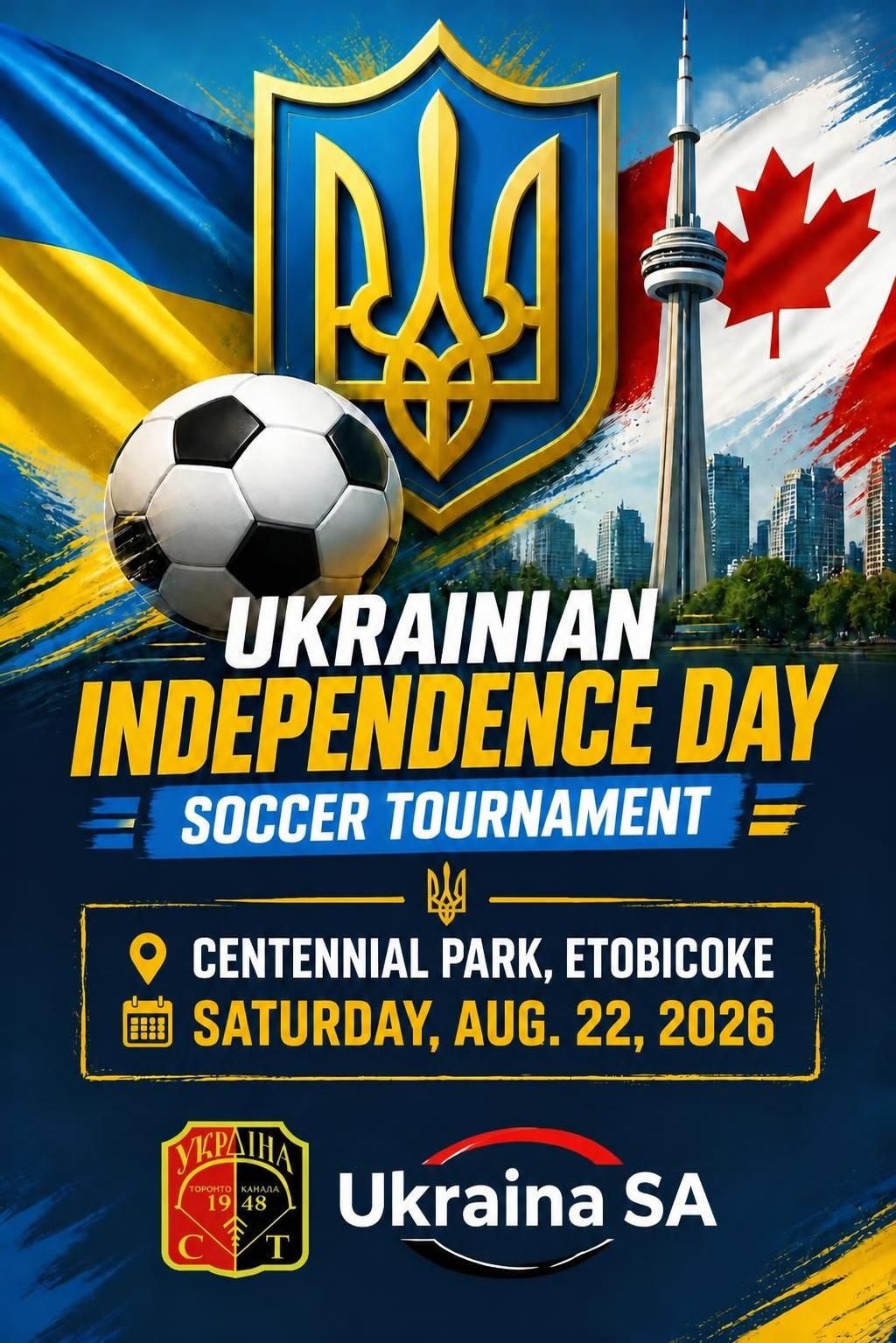 Read more about the article Ukrainian Independence Day Soccer Tournament – Aug. 22, 2026